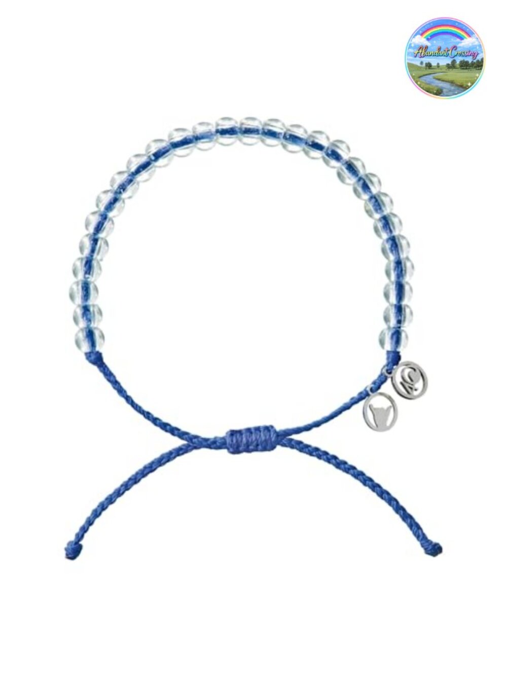 Handcrafted Recycled Adjustable Strand Bracelet, Unisex Ocean Conservation